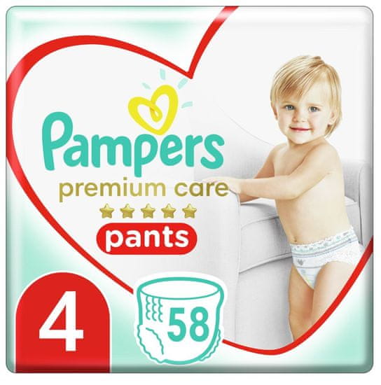 Pampers Premium Care Pants, 4-es méret, 58 bugyipelenka