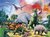 Dinoszauruszok között XXL puzzle 100 darab