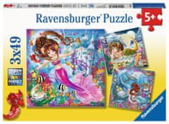 Ravensburger Puzzle Magic sellők 3x49 darab