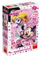 Minnie Mouse 200 darabos, diamond puzzle