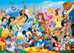 EDUCA Fából készült puzzle A Disney csodálatos világa 100 darab