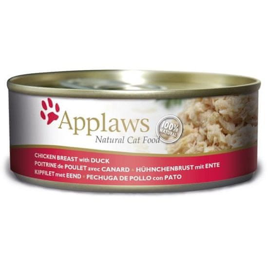 Applaws Cat cons. csirkemell és kacsa 156 g