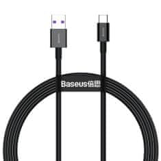 BASEUS Superior kábel USB / USB-C 66W 6A 2m, fekete