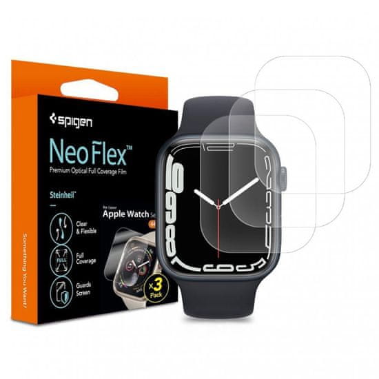 Spigen Neo Flex HD 3x fólia Apple Watch 7 (45mm)