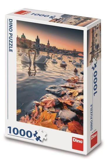 DINO Hattyúk a Moldva folyón 1000 puzzle darab