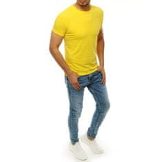 Dstreet Férfi póló nyomtatás nélkül sárga RX4194 rx4194 XL