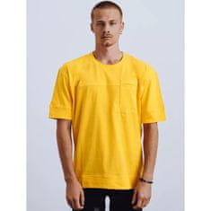 Dstreet Férfi sárga póló zsebbel rx4633 XL