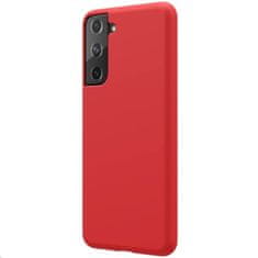 Nillkin Nillkin Flex Pure Liquid szilikon tok Samsung Galaxy S21 telefonra KP14914 piros