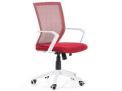Beliani Állítható magasságú piros irodai szék RELIEF