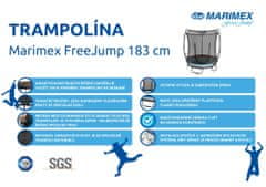 Trampolína Free jump 183 cm