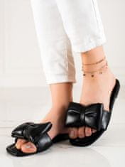 Amiatex Női papucs 87640 + Nőin zokni Gatta Calzino Strech, fekete, 36