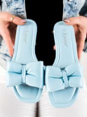 Amiatex Női papucs 87642 + Nőin zokni Gatta Calzino Strech, kék árnyalat, 37