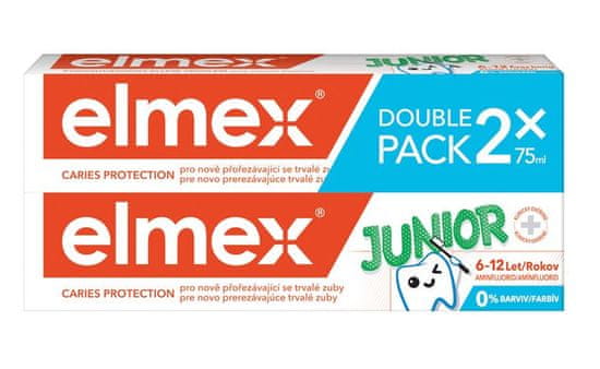 Elmex Junior Fogkrém, 2 x 75 ml