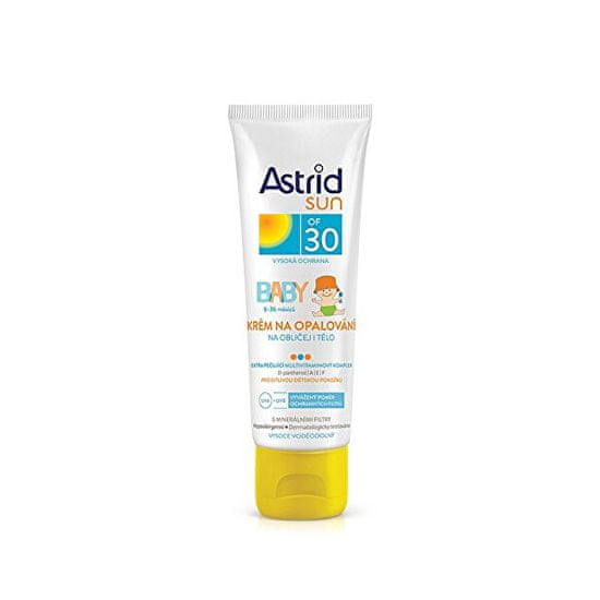 Astrid Sun napvédő krém gyerekeknek - arcra és testre SPF 30 75 ml