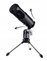 GT K809C Asztali mikrofon állvánnyal