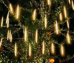 ISO 19930 karácsonyi fények Icicle 288 LED, 50 cm, IP44, 230V meleg fehér