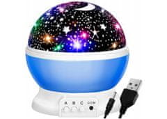 ISO 5764 Night sky projektor deluxe kék
