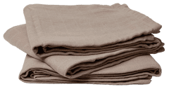 TERRA GAIA Organic Négyzet alakú pelenkák 75x75x75 cm, 3db, brown