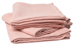 TERRA GAIA Organic Négyzet alakú pelenkák 75x75x75 cm, 3db, pink