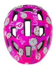 Etape Gyermek kerékpáros sisak Kitty 2.0, XXS, rózsaszín