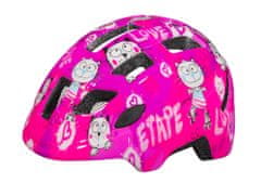 Etape Gyermek kerékpáros sisak Kitty 2.0, XXS, rózsaszín