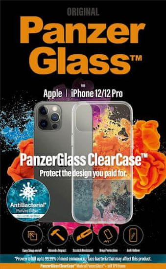 PanzerGlass ClearCase Antibacterial Apple iPhone 6,1″ 0249 modellekhez