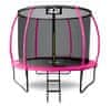 SPORT EXCLUSIVE trambulin 250 cm rózsaszín + védőháló + létra