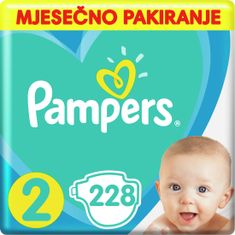 Pampers Active Baby Pelenka, 2-es méret, 228 db, 4-8 kg