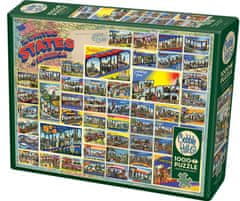 Cobble Hill Puzzle Amerikai retro képeslapok 1000 db