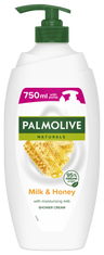 Palmolive Naturals Milk & Honey tusfürdő gél pumpával, 750ml