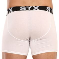 Styx Fehér long férfi boxeralsó sport gumi (U1061) - méret XL