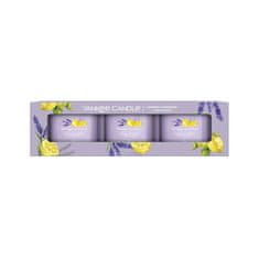 Yankee Candle Illatgyertya szett Lemon Lavender 3 x 37 g