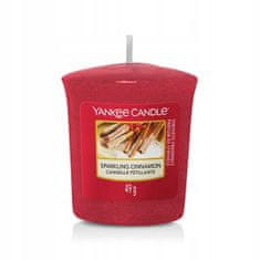 Yankee Candle Aromás illatgyertya Sparkling Cinnamon 49 g