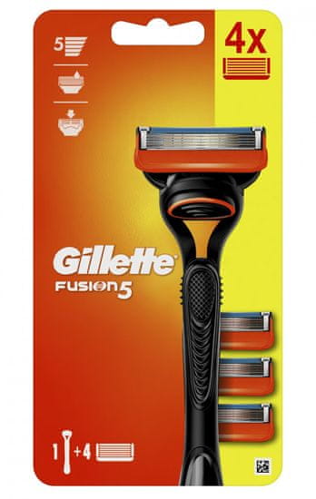 Gillette Fusion5 Férfi borotva – 4 db borotvafej 