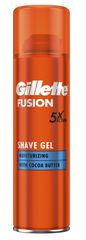 Gillette Fusion Hidratáló borotvagél férfiaknak, kakaóvajjal, 200ml 