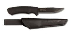 Morakniv 12490 Bushcraft fekete kültéri kés 10,9 cm, fekete, műanyag, gumi, műanyag tok