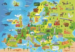 EDUCA Európa kirakós térképe 150 db