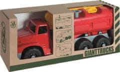 Androni Giant Trucks tűzoltóautó platóval és működő locsolótömlővel- hossza 74 cm