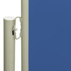 shumee kék kihúzható oldalsó terasznapellenző 140 x 600 cm