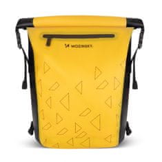 shumee Vízálló hátizsák kerékpár csomagtartóhoz kerékpártáska 2in1 23l sárga