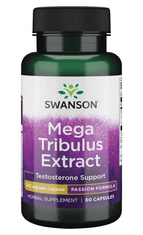 Swanson Mega Tribulus kivonat, 250 mg, 60 kapszula