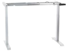 STEMA Elektromos asztalkeret UT04-2T. Elektromos magasságállítás. 2 szegmenses lábak. Fehér.