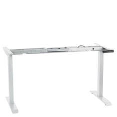 STEMA Elektromos asztalkeret UT04-2T. Elektromos magasságállítás. 2 szegmenses lábak. Fehér.