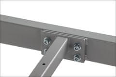 STEMA Állítható asztalkeret NY-131A - állítható hossza 120-180 cm tartományban, láb profillal 60x30 mm, mélység 70 cm, magasság 72,5 cm, szürke.