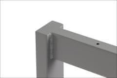 STEMA Állítható asztalkeret NY-131A - állítható hossza 120-180 cm tartományban, láb profillal 60x30 mm, mélység 80 cm, magasság 72,5 cm, szürke.