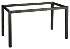 STEMA Fém keret asztalhoz vagy íróasztalhoz NY-A057/K, szögletes lábak, állítható lábak, keret, porszórt és csavarozott, 136x76x72,5 cm, fekete
