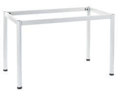 STEMA Fém keret asztalhoz vagy íróasztalhoz NY-A057/O. Kerek láb. Magassága 72,5 cm. Mérete 66x66 cm. Fehér.