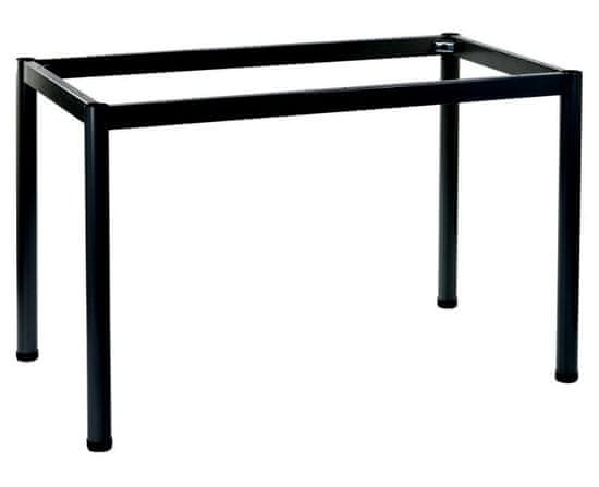 STEMA Fém keret asztalhoz vagy íróasztalhoz NY-A057/O. Kerek láb. Magassága 72,5 cm. Mérete 176x76 cm. Fekete.
