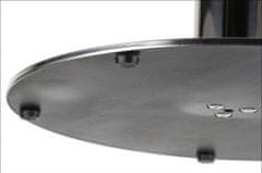 STEMA Polírozott rozsdamentes acél talp SH-3001-6/P, állítható lábak, alkalmas otthonra, irodába, szállodába és étterembe, 49,5x72,5 cm
