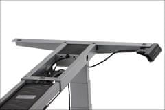STEMA Elektromos asztalkeret UT04-2T. Elektromos magasságállítás. 2 szegmenses lábak. Szürke.